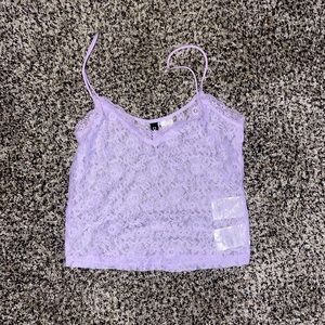 H&M Divided Collection Lace Tank Top